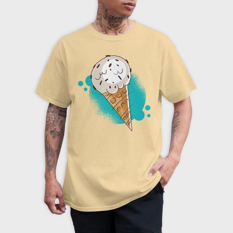 Chocolate Chipicecream, Tricou Barbati (Unisex)