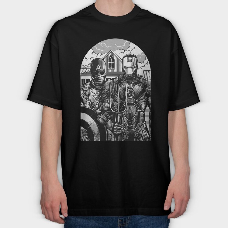 American Civil War, Tricou Oversize Barbati (Unisex)