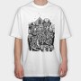 American Steampunk, Tricou Oversize Barbati (Unisex)