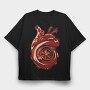 TURBO HEARTS, Tricou Oversize Barbati (Unisex)