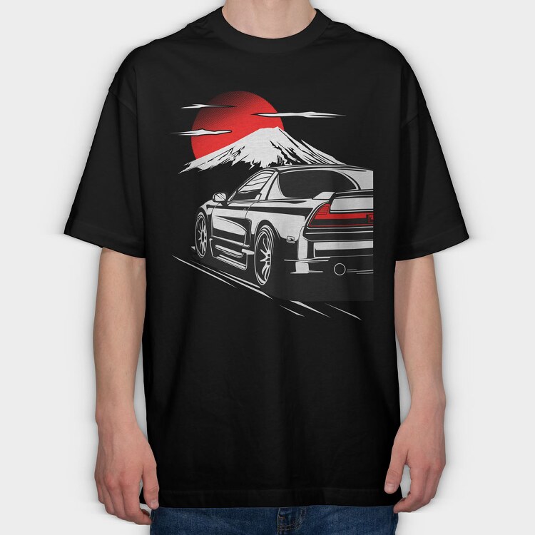 NSX SUN, Tricou Oversize Barbati (Unisex)