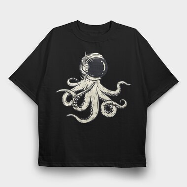 Saint Octapus, Tricou Oversize Barbati (Unisex)