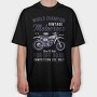Vintage Motocross, Tricou Oversize Barbati (Unisex)