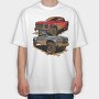 Offroad Truck, Tricou Oversize Barbati (Unisex)