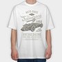 Vintage Speedrace, Tricou Oversize Barbati (Unisex)
