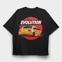 EVOLUTION, Tricou Oversize Barbati (Unisex)