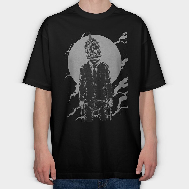 World Cage, Tricou Oversize Barbati (Unisex)