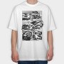 PANEL MUSTANG, Tricou Oversize Barbati (Unisex)