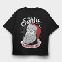Only Santa Can Judge Me, Tricou Oversize Barbati (Unisex)