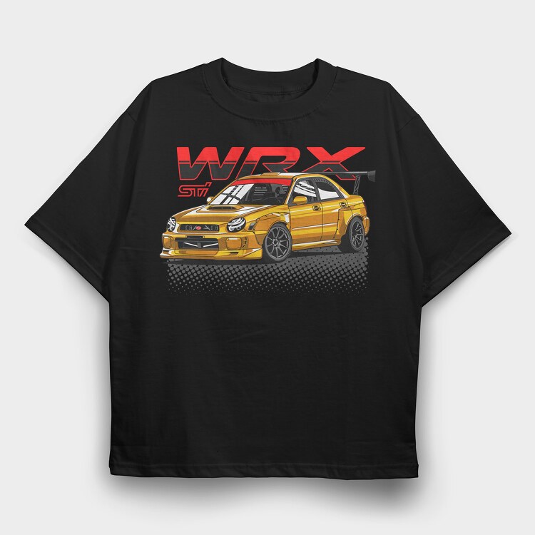 WRX STI Bugeye, Tricou Oversize Barbati (Unisex)