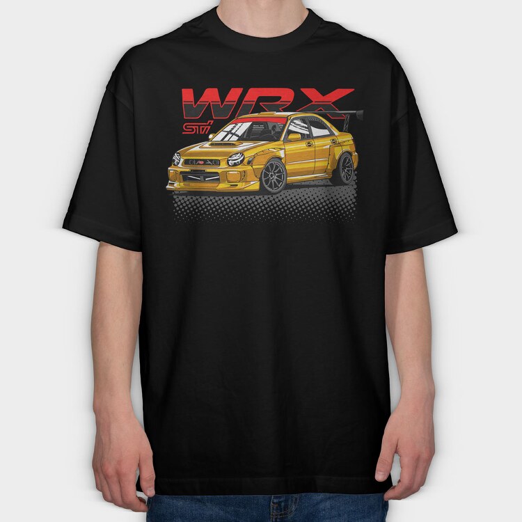 WRX STI Bugeye, Tricou Oversize Barbati (Unisex)