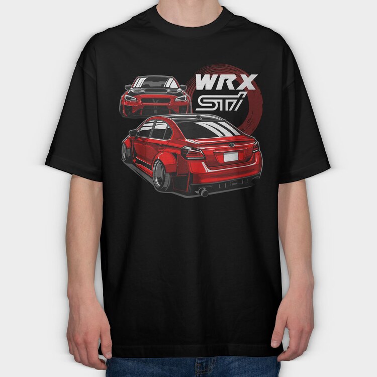 WRX STI Raptor Eye, Tricou Oversize Barbati (Unisex)
