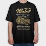 Native Motorcycle, Tricou Oversize Barbati (Unisex)