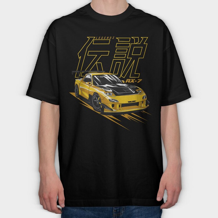 RE Amemiya RX7, Tricou Oversize Barbati (Unisex)