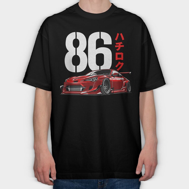 GT86 2, Tricou Oversize Barbati (Unisex)