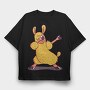 Dab Animal Comics Lama, Tricou Oversize Barbati (Unisex)