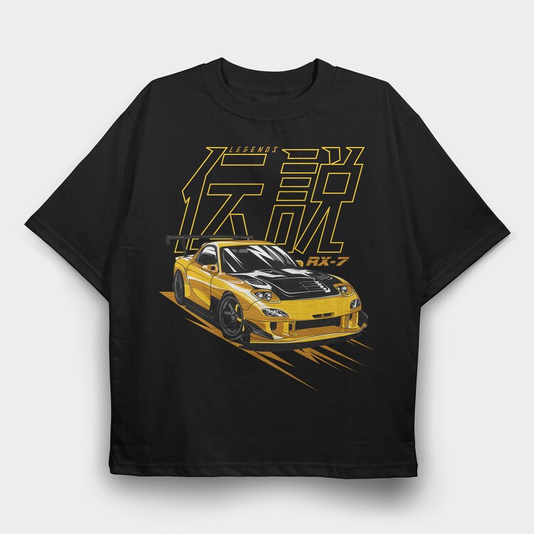 RE Amemiya RX7, Tricou Oversize Barbati (Unisex)