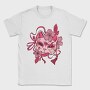 Cherry Blossom Japanese Mask Japan, Tricou Barbati (Unisex)