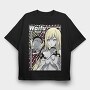 Waifu Push Up Revolution, Tricou Oversize Barbati (Unisex)