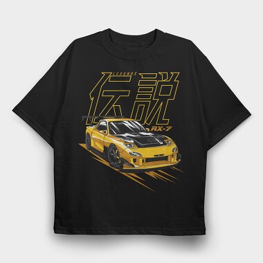 RE-Amemiya RX7, Tricou Oversize Barbati (Unisex)