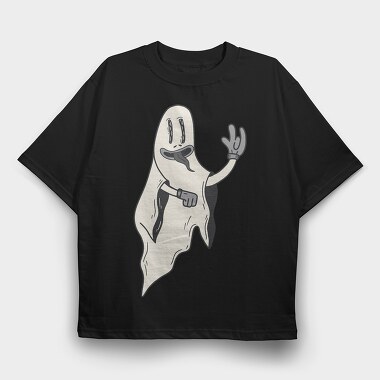 Halloween Character Cartoon, Tricou Oversize Barbati (Unisex)