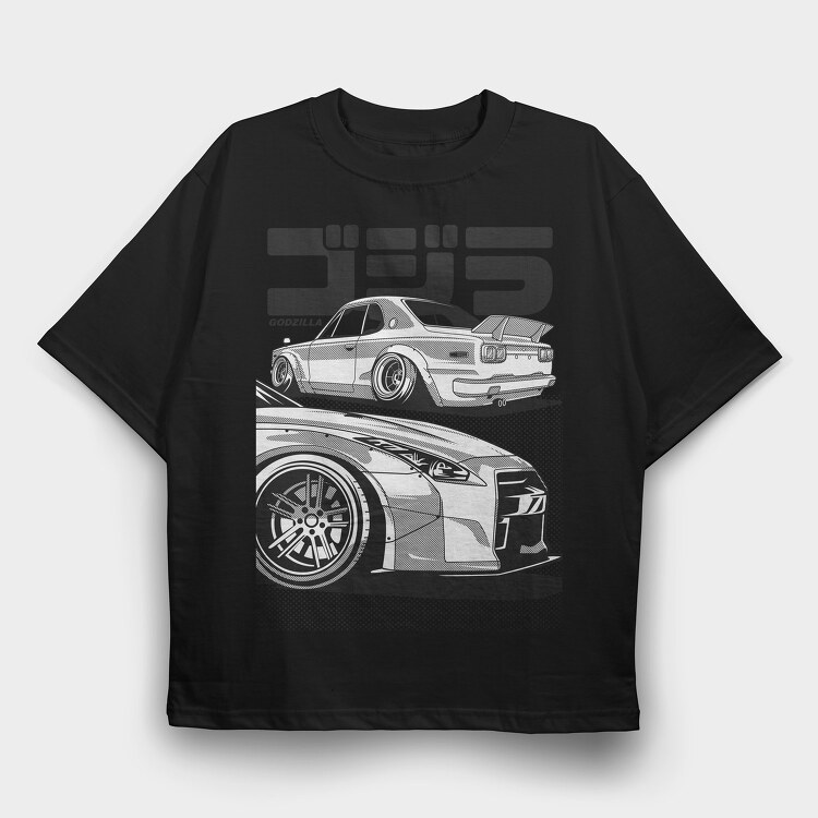 GTR GOJIRA, Tricou Oversize Barbati (Unisex)