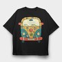 Hippie Van, Tricou Oversize Barbati (Unisex)