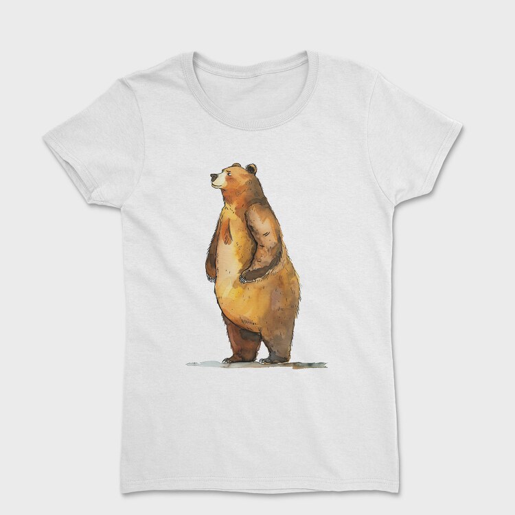 Bear Looking Wise, Tricou Femei