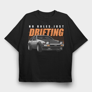 Drifting, Tricou Oversize Barbati (Unisex)