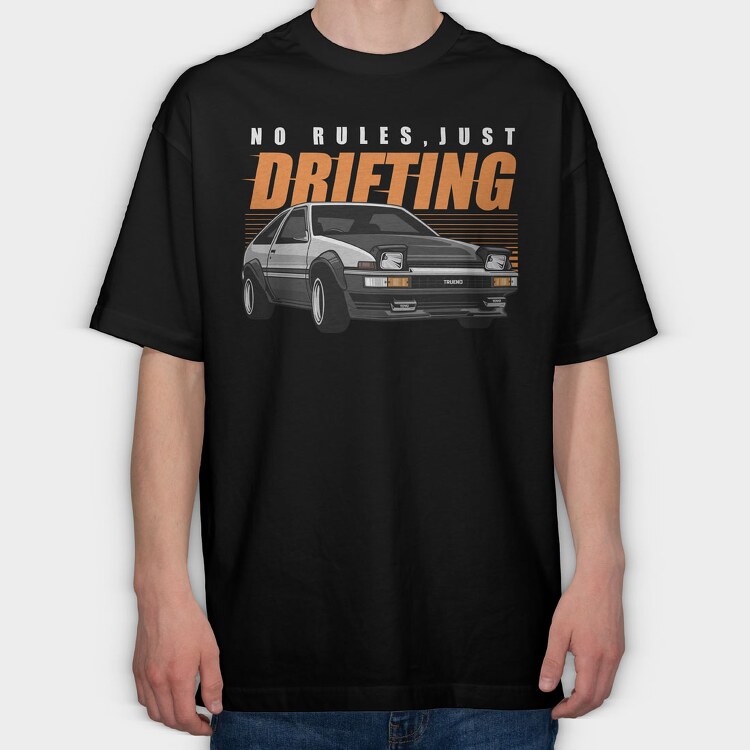 Drifting, Tricou Oversize Barbati (Unisex)