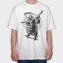 Reaper Skater, Tricou Oversize Barbati (Unisex)
