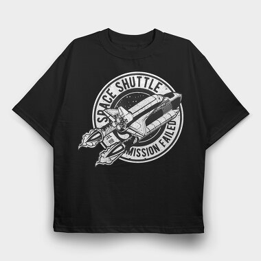 Mission Failed, Tricou Oversize Barbati (Unisex)