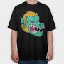 Monster Faces 2, Tricou Oversize Barbati (Unisex)