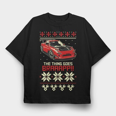 RX7 UGLY SWEATER, Tricou Oversize Barbati (Unisex)