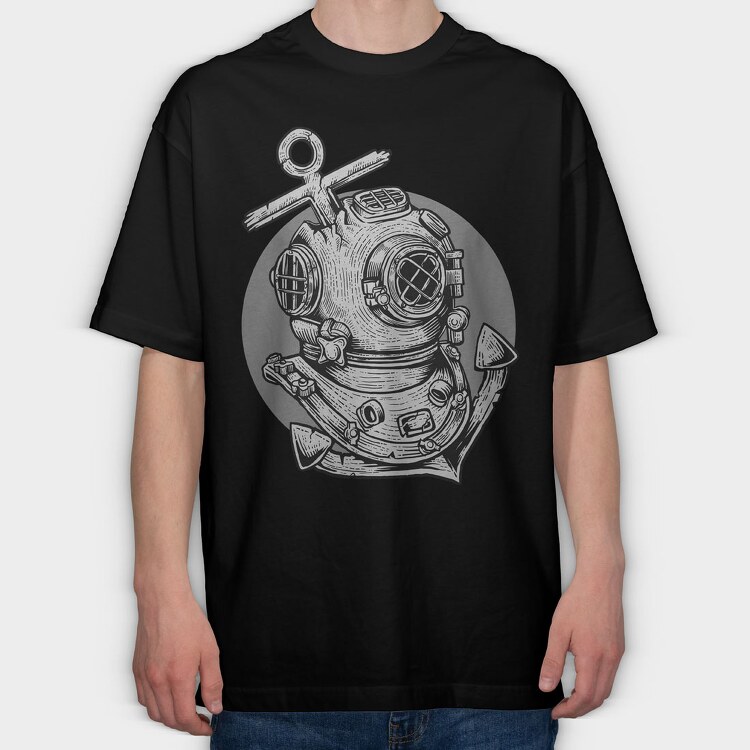 Deep Sea, Tricou Oversize Barbati (Unisex)