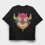 Monster Faces 3, Tricou Oversize Barbati (Unisex)