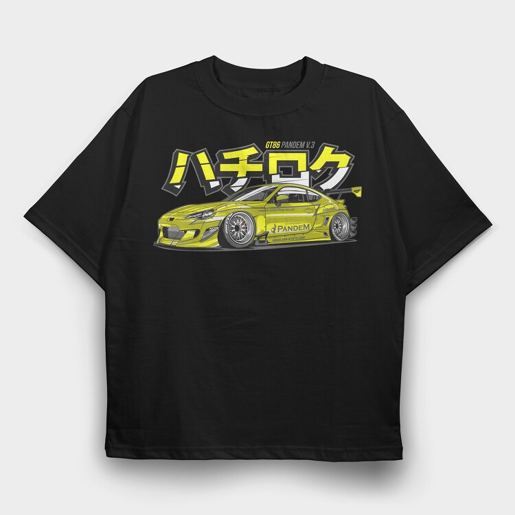 86 pandem v3, Tricou Oversize Barbati (Unisex)