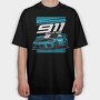 911 GT3 RS, Tricou Oversize Barbati (Unisex)