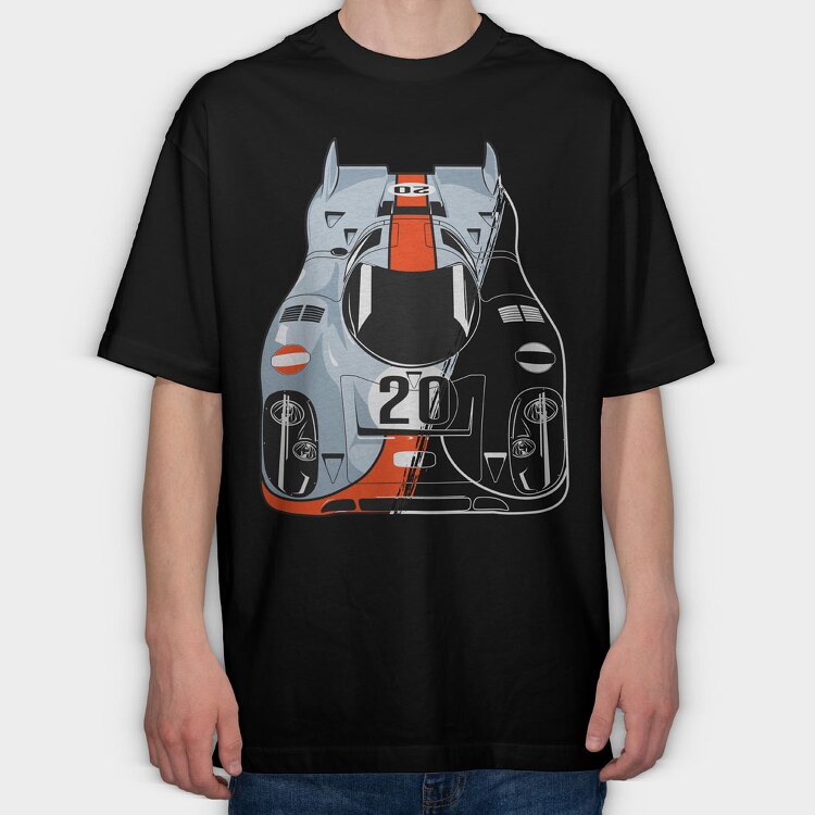 917 2, Tricou Oversize Barbati (Unisex)