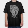 Samurai Boombox, Tricou Oversize Barbati (Unisex)