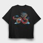 Dragon Tattoo, Tricou Oversize Barbati (Unisex)