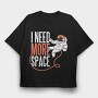 More Space, Tricou Oversize Barbati (Unisex)
