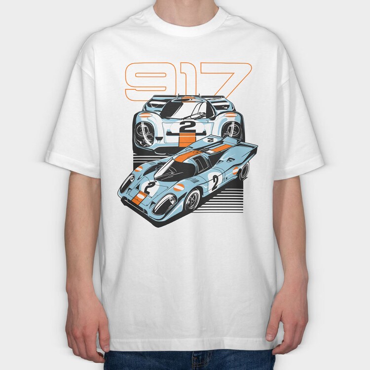 917, Tricou Oversize Barbati (Unisex)