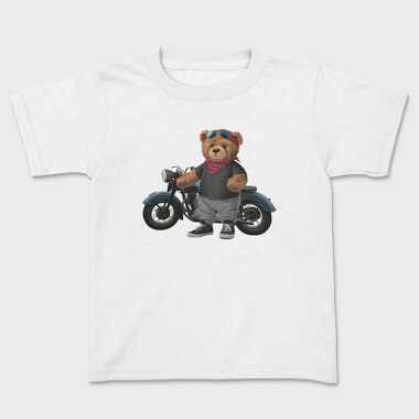 Biker Bear Cool, Tricou Copii