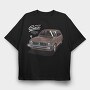 honda civic 1978, Tricou Oversize Barbati (Unisex)