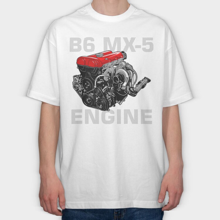 B6 MX5, Tricou Oversize Barbati (Unisex)