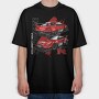 Silhouette GTR, Tricou Oversize Barbati (Unisex)