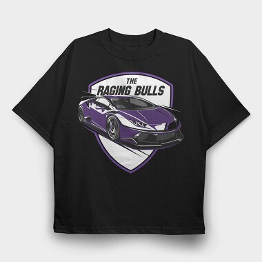 HURACAN, Tricou Oversize Barbati (Unisex)