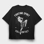 Fighting Spirit, Tricou Oversize Barbati (Unisex)