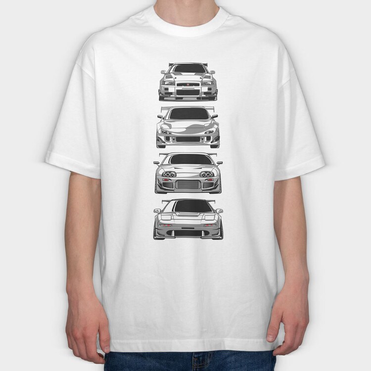 JAPAN FINEST, Tricou Oversize Barbati (Unisex)